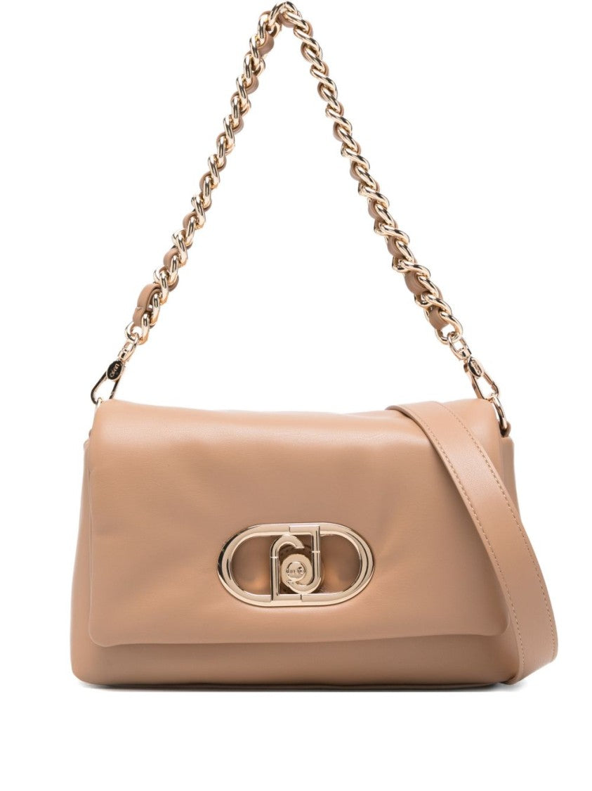 Liu Jo Structured Camel Shoulder Bag