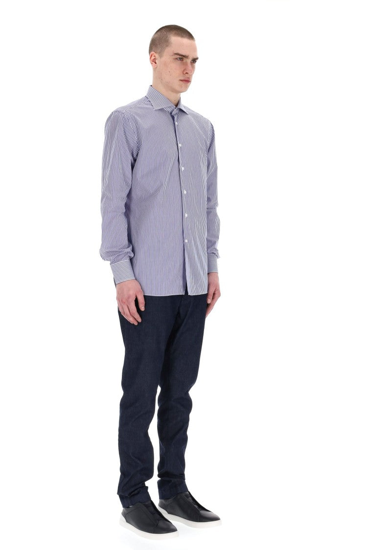 Borriello Cotton Tailored Stripe Shirt