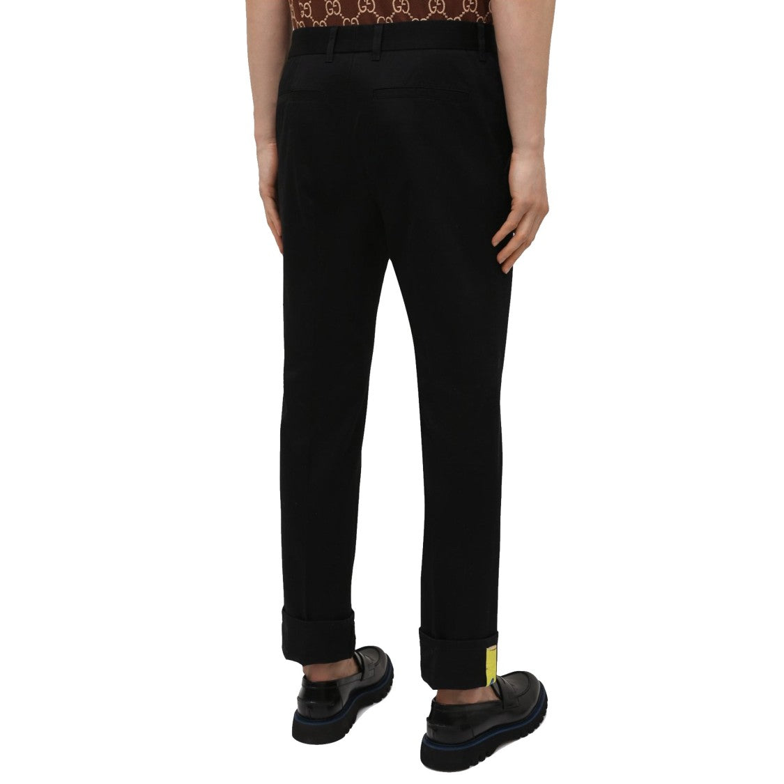 Versace Cotton Gabardine Trousers