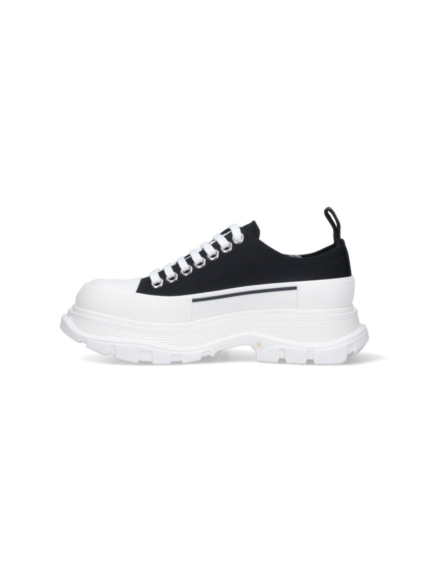 Alexander Mcqueen "Tread Slick" Sneakers In Black Cotton
