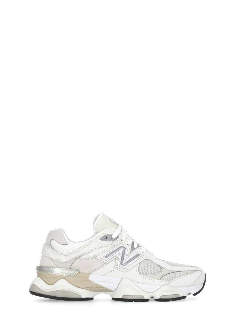 New Balance Ivory 9060 Abzorb Suede-Fabric Sneakers