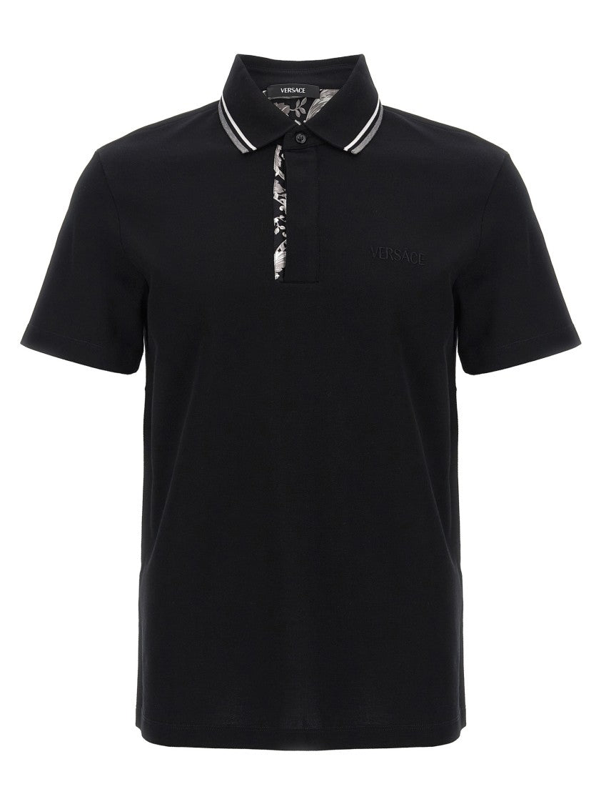 Versace Barocco' Polo Shirt