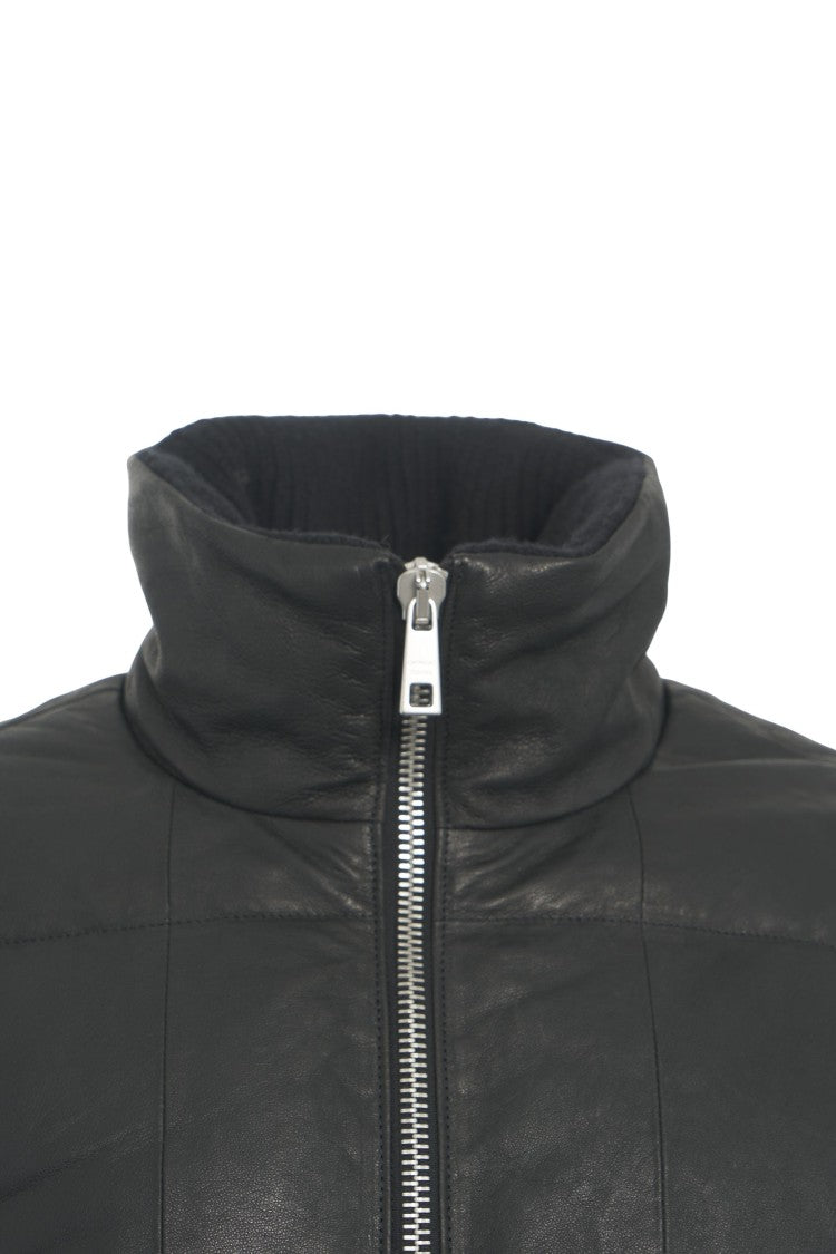 Giorgio Brato Premium Leather Puffer Jacket
