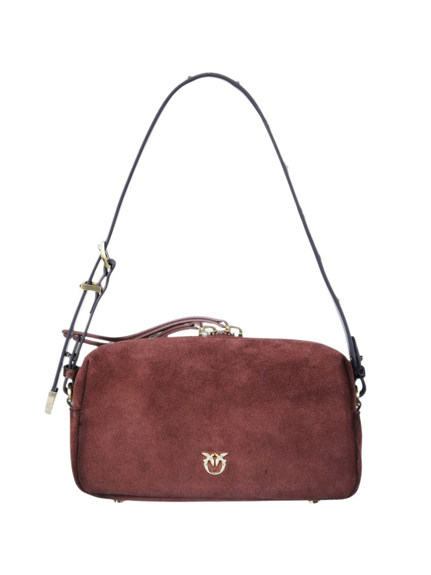 Pinko Mini Suede Bauletto Trittico Handbag