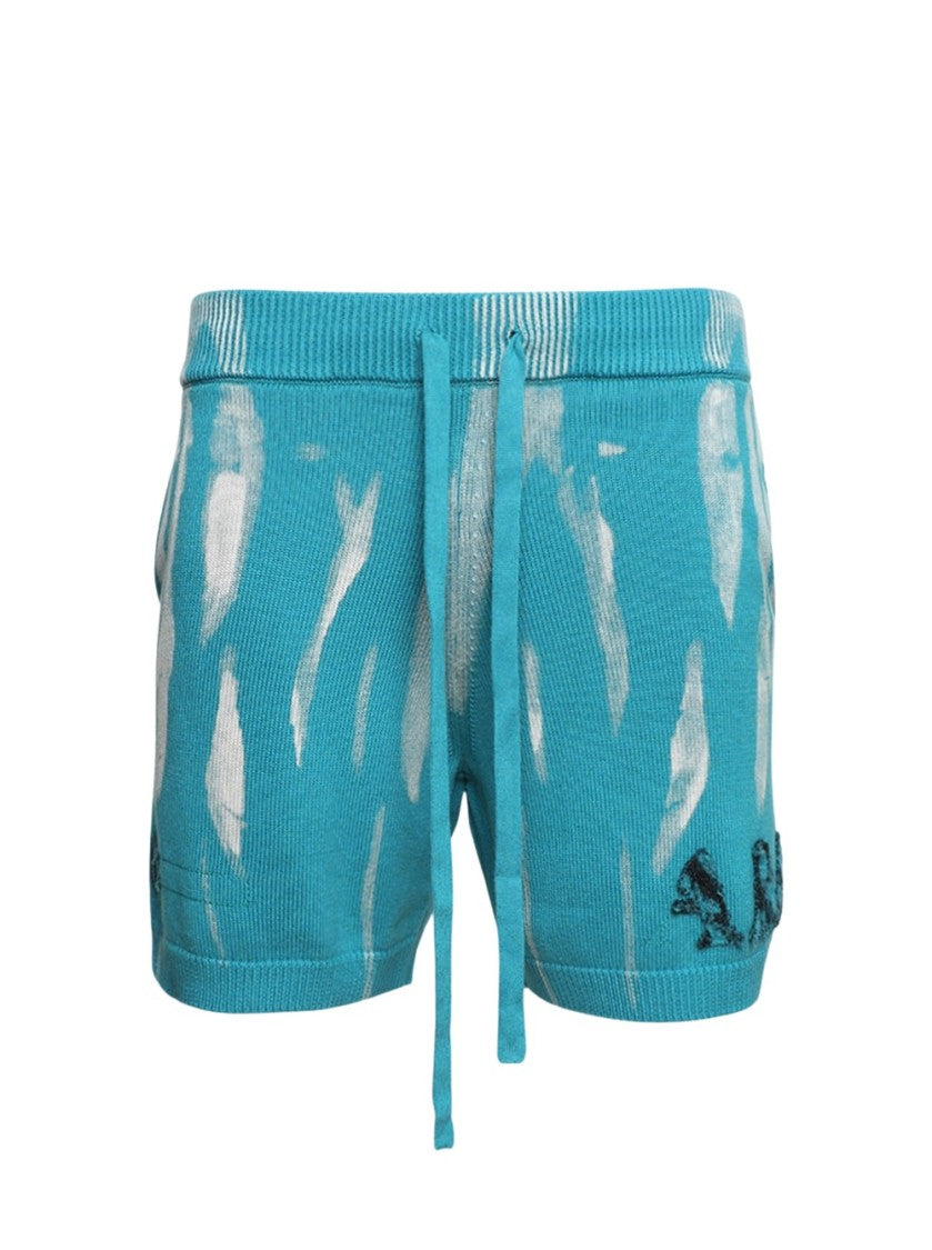 Amiri Destroyed Applique Shorts