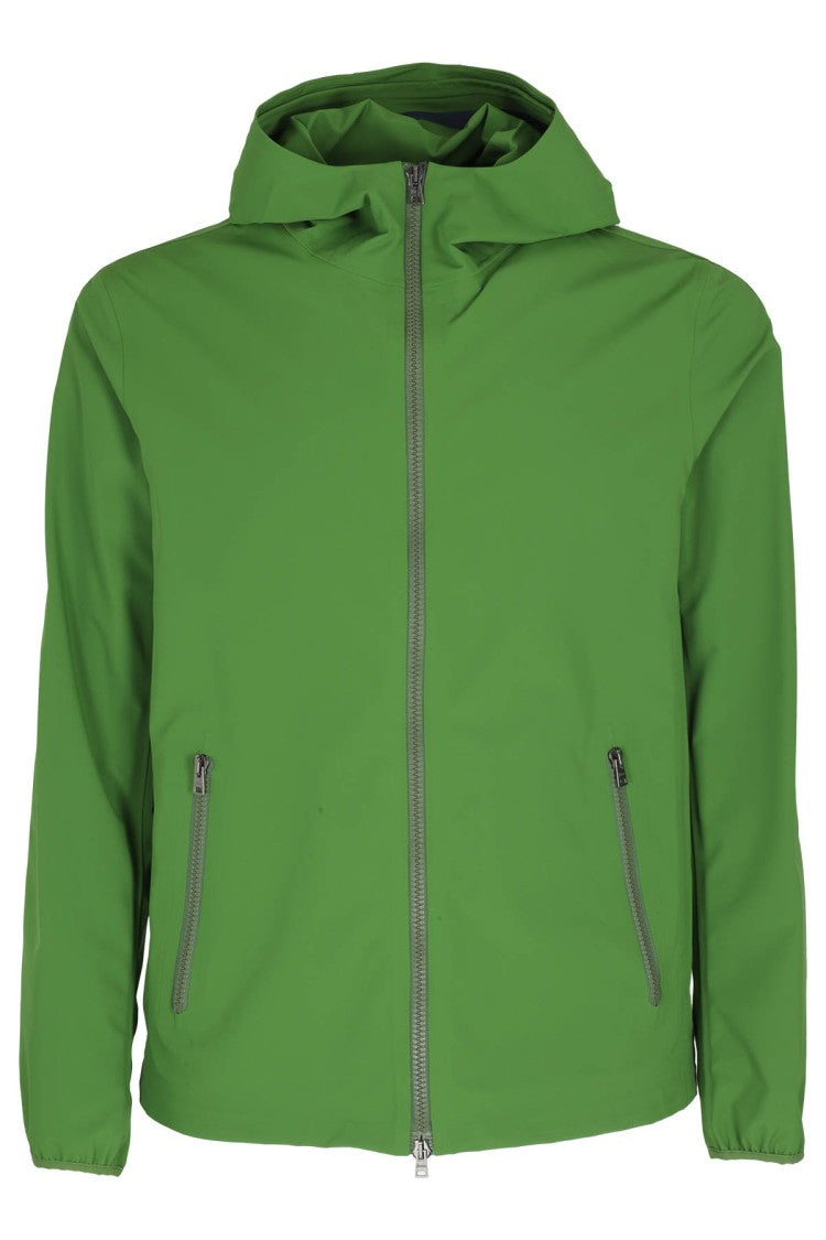 Herno Green Taped Bomber Jacket