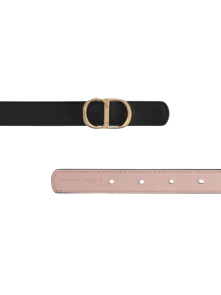 Christian Dior Signature Cd Buckle Leather Belt