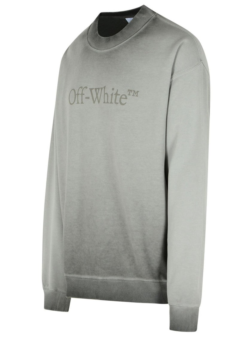 Off-White 'Laundry Skate' Grey Cotton Sweatshirt