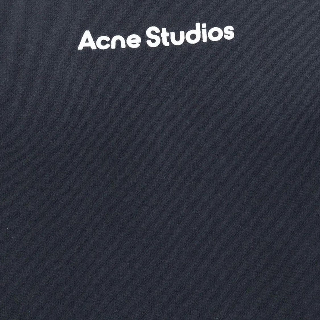 Acne Studios Hooded Cotton Sweatshirt With Logo