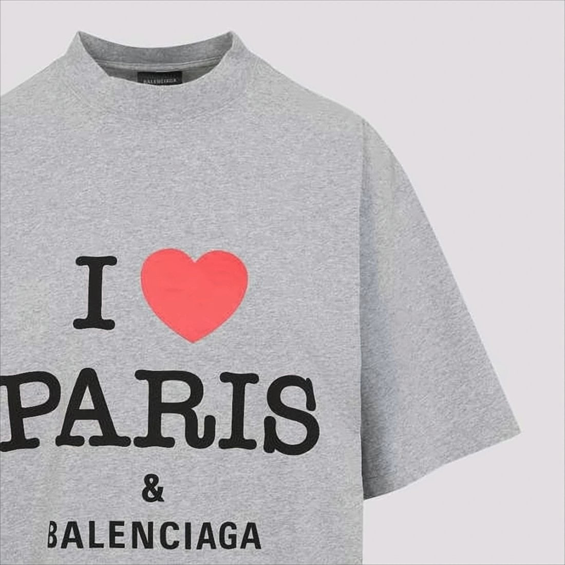 Balenciaga Graphic Short-Sleeved T-Shirt With Heart Detail