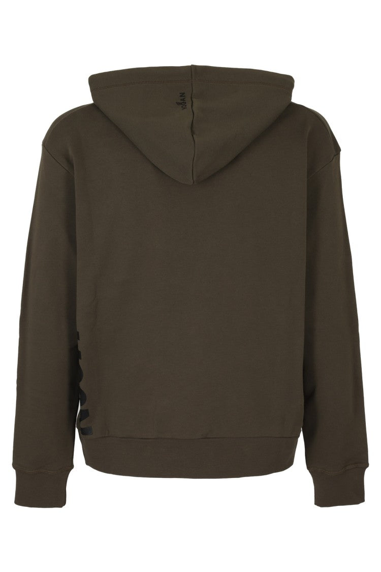 Hogan H86n Military Green Hoodie