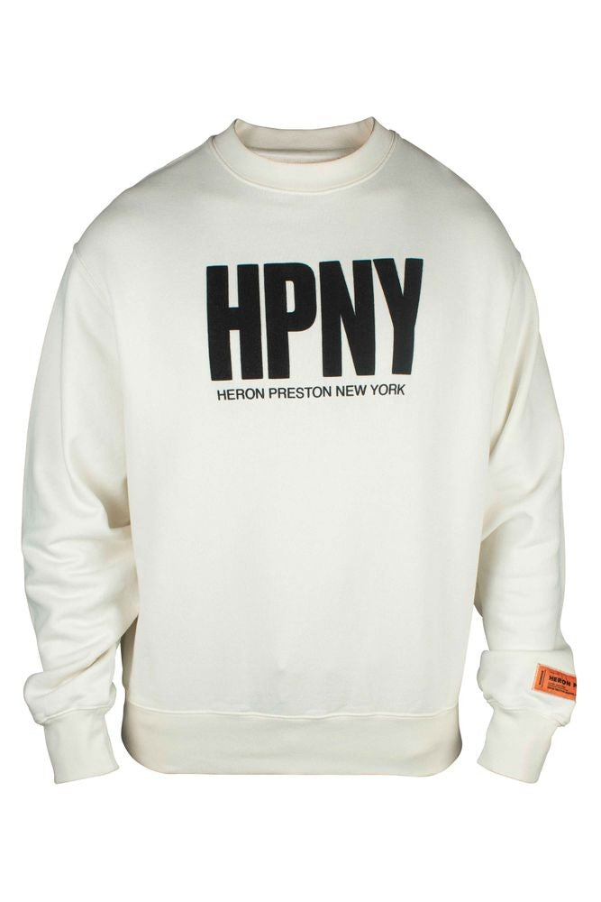 Heron Preston Crew Neck Cotton Sweatshirt With Bold Logo