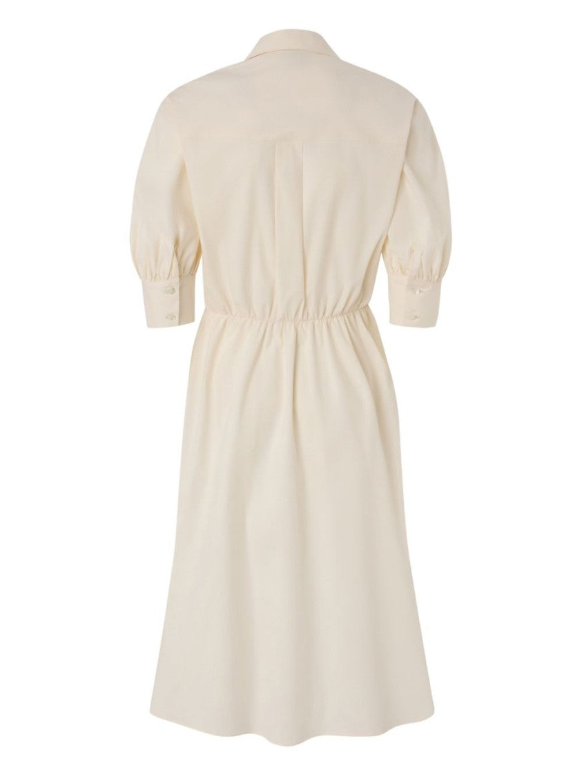 Pinko Beige Dress With Flattering Waist Closure