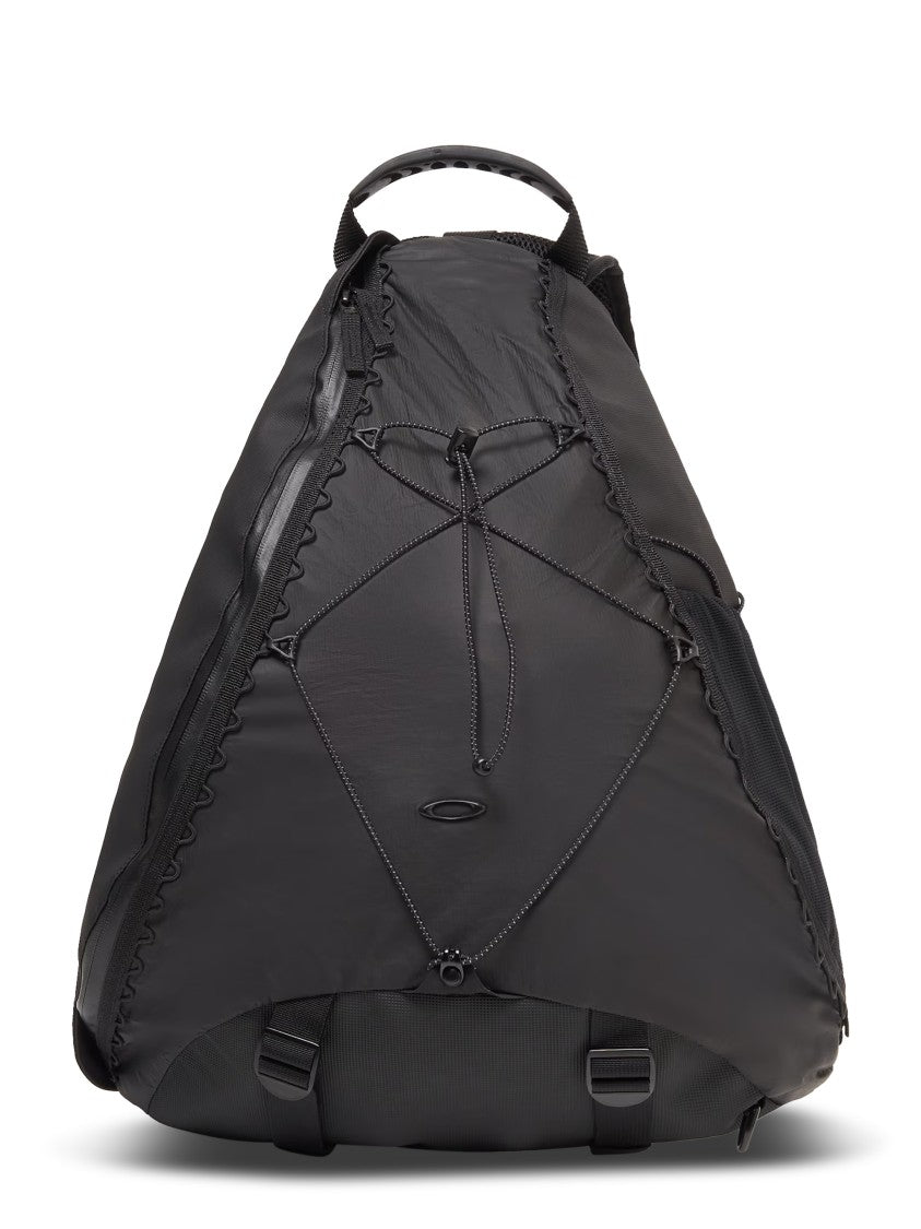 Oakley Triangular-Shaped Backpack With Bungee Cord System