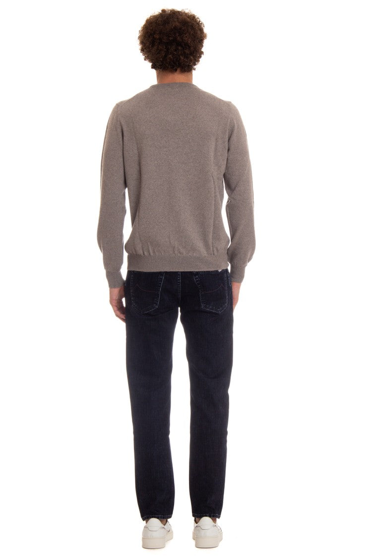 Barba Extrafin Virgin Wool Crewneck Sweater