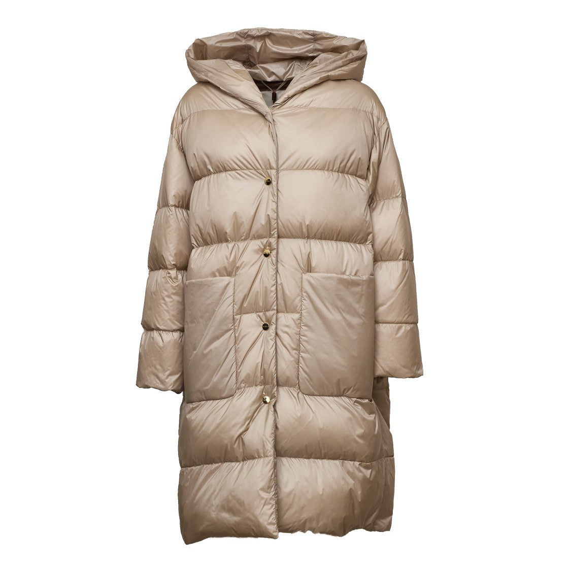 Max Mara Veliero Padded Quilted Down Midi Coat