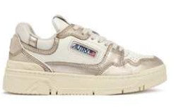 Autry Retro-Inspired Sneakers With Chunky Sole And Metallic Accents