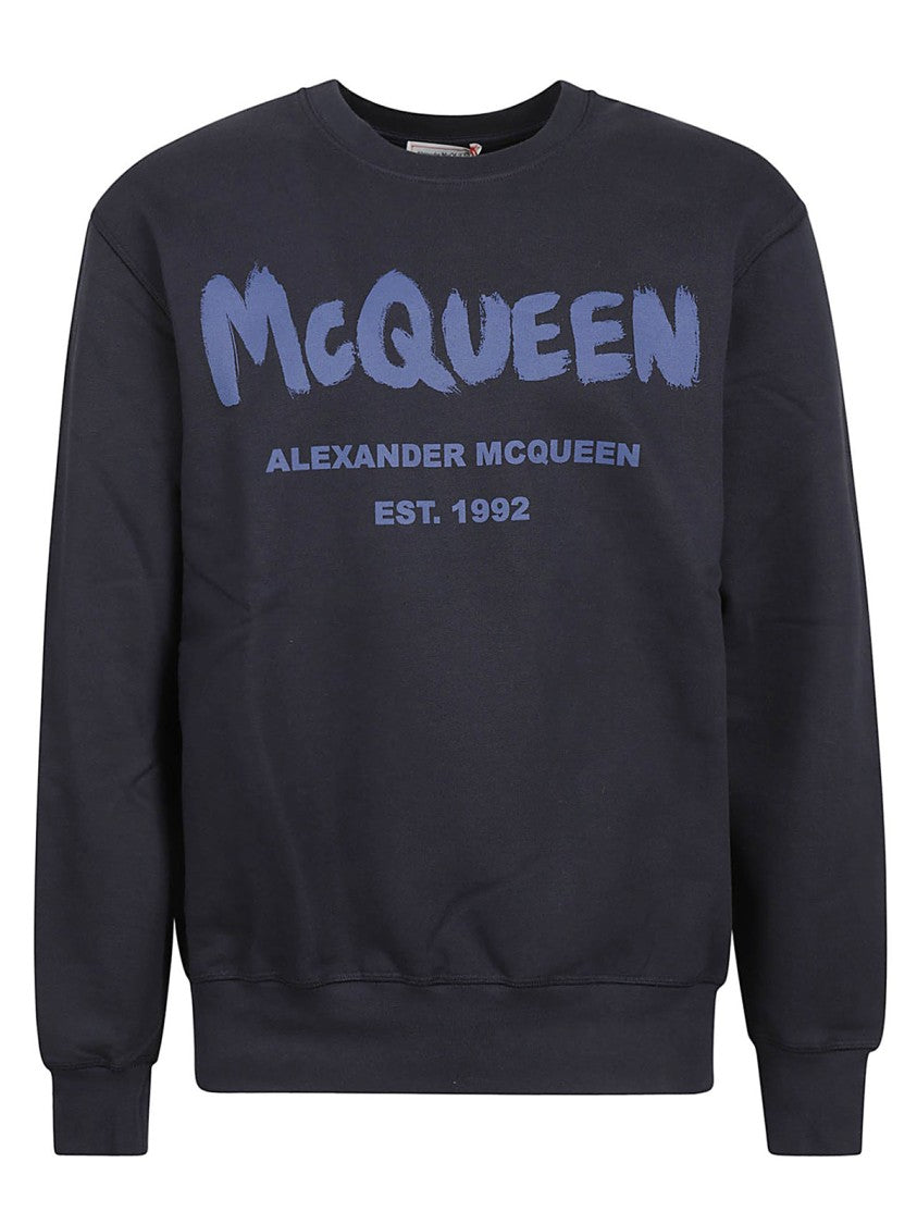 Alexander Mcqueen Cotton Logo Sweatshirt
