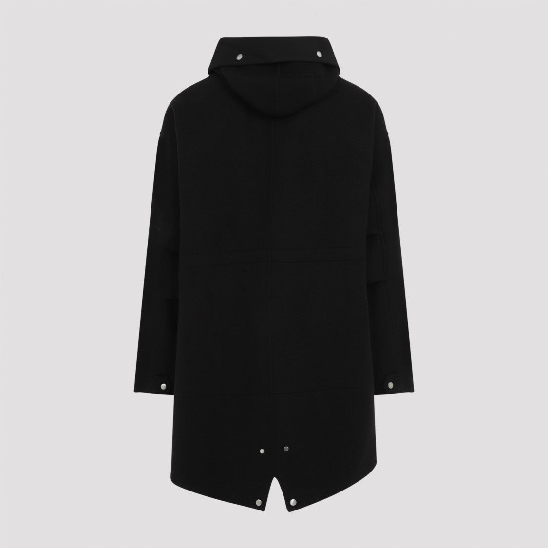 Jil Sander Black Virgin Wool Parka