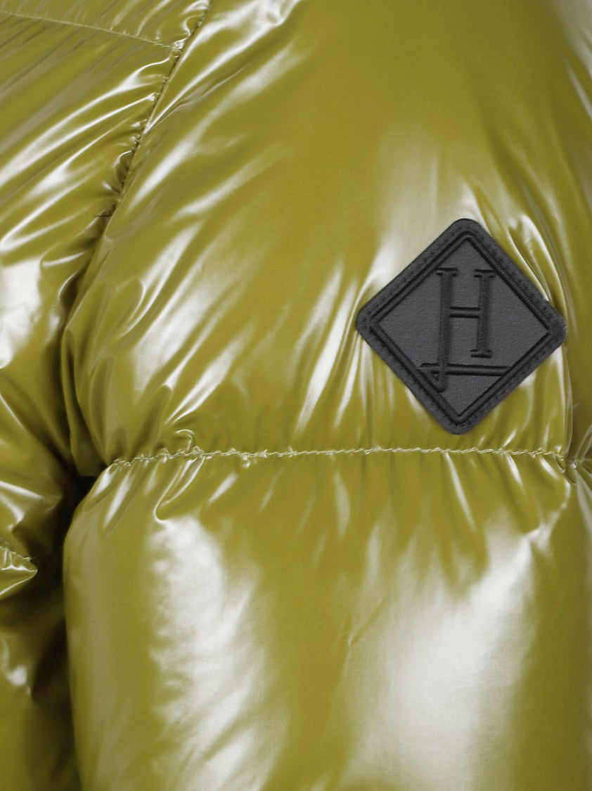 Herno Puffer-Style Jacket With Hood And Quilted Design