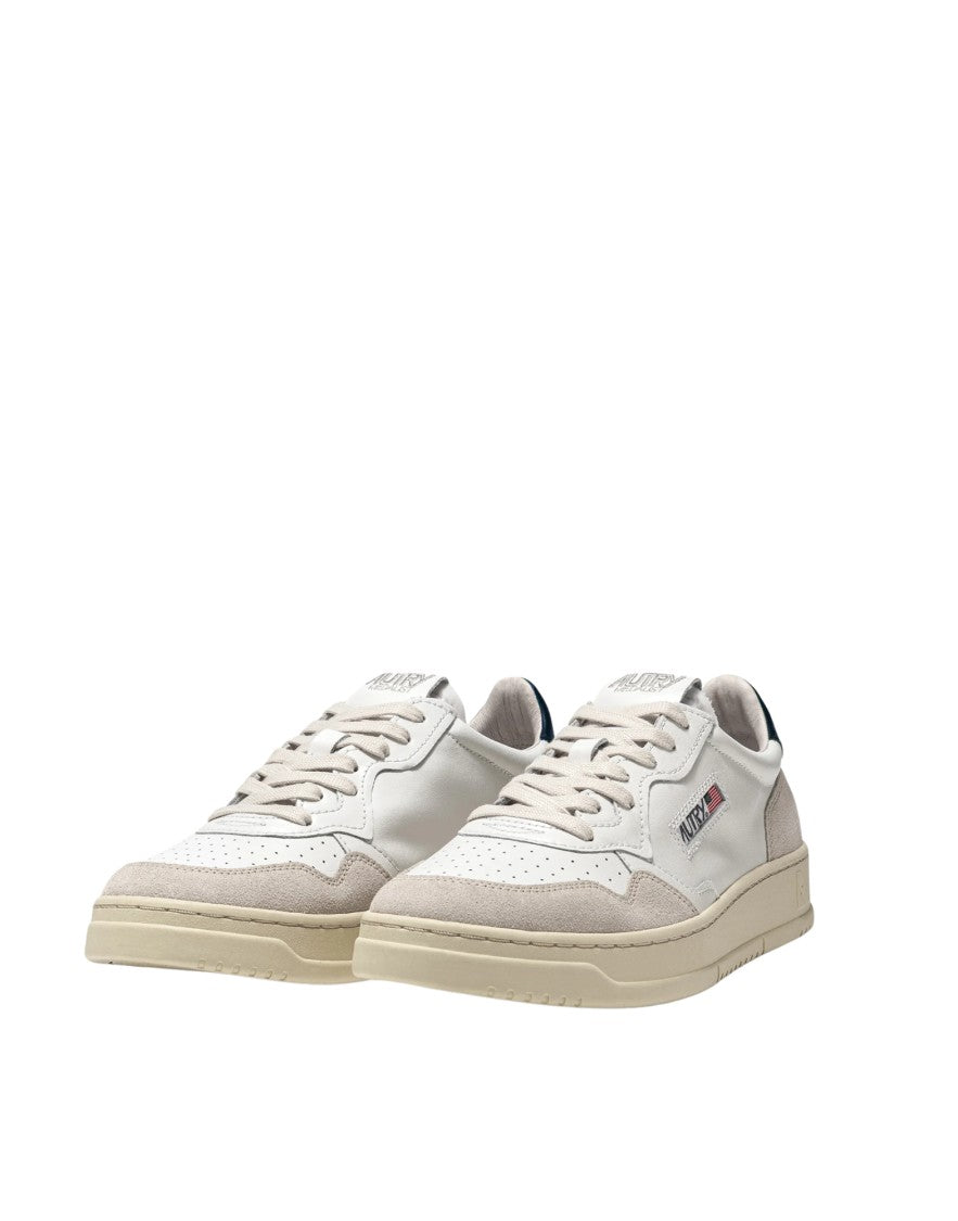 Autry Low-Top Sneakers With Micro-Perforated Toe And Leather Accents