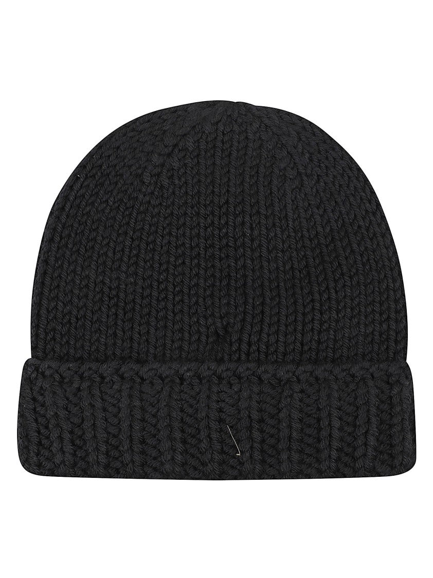 Moncler Kids Chunky Knit Folded Cuff Hat