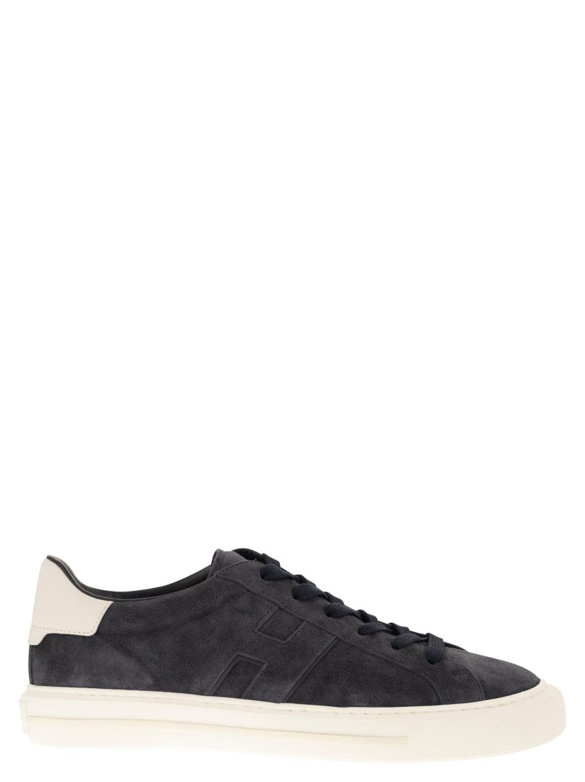 Hogan Rebel Black Suede Trainers