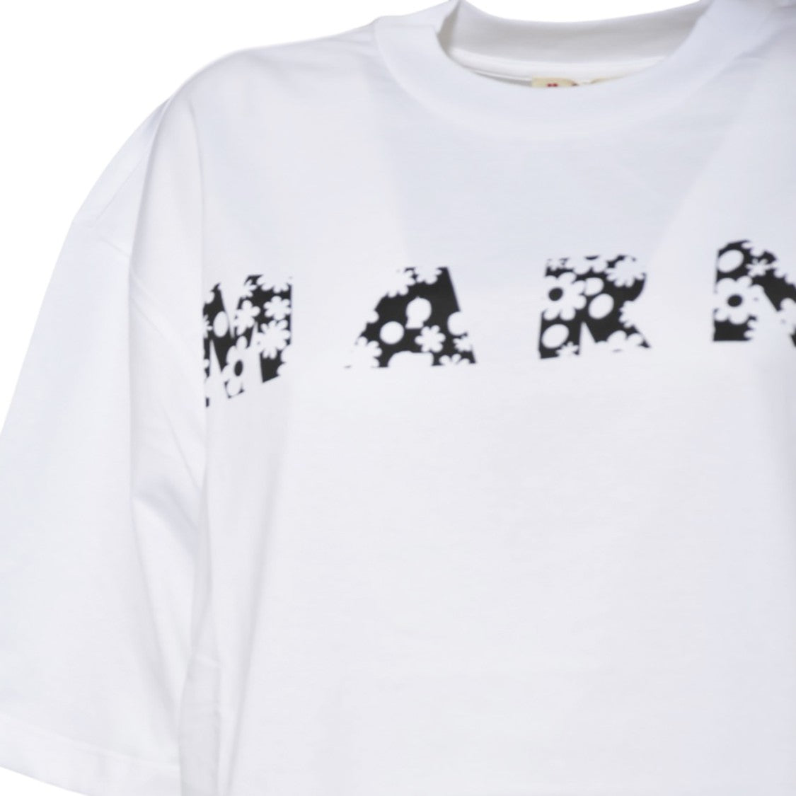 Marni White Cotton Boxy T-Shirt