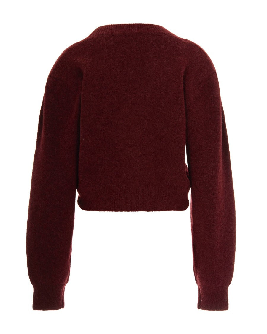 Rotate Bordeaux Knit Cardigan