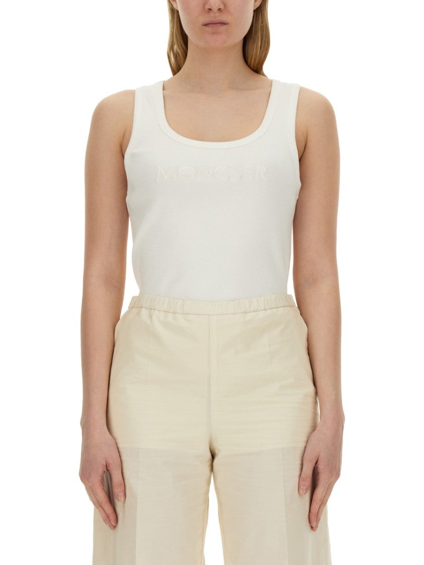 Moncler Sleek Slim Fit Top With Brand Logo