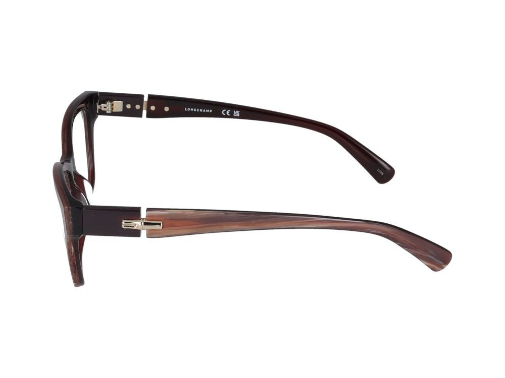 Longchamp Eyeglasses Longchamp Lo2697 604 Red Marble 53/16/140
