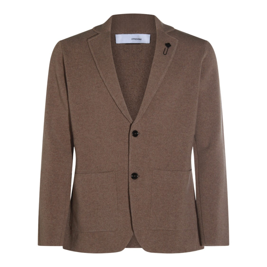 Lardini Tailored Knit Blazer With Notch Lapel