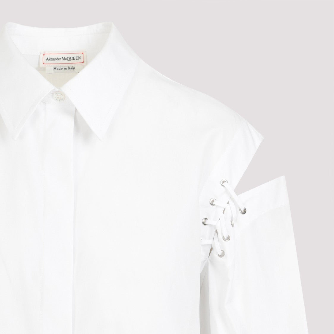Alexander Mcqueen Optical White Cotton Shirt
