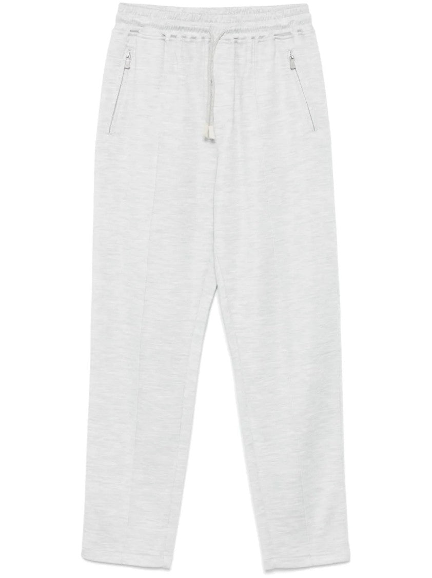 Eleventy Mélange-Effect Track Pants