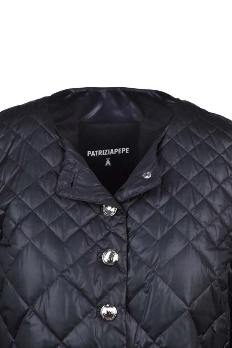 Patrizia Pepe Quilted Jacket - Black