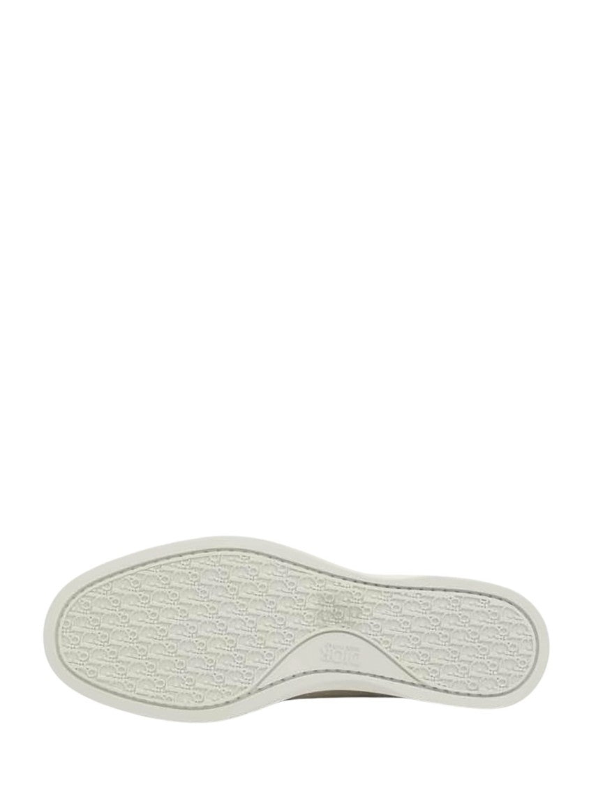 Christian Dior Soft Suede Loafers With Calf Leather Accents And Rubber Sole