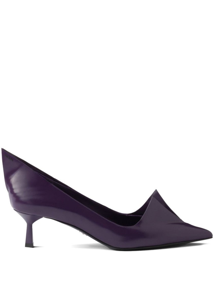 Prada Pointed Toe Pumps With Cutout Detail