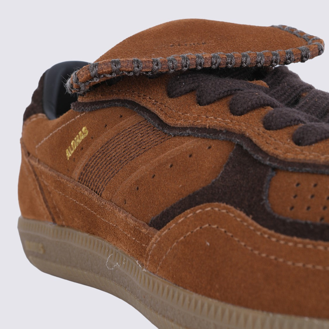Alohas Low-Top Sneakers With Perforated Suede Panels