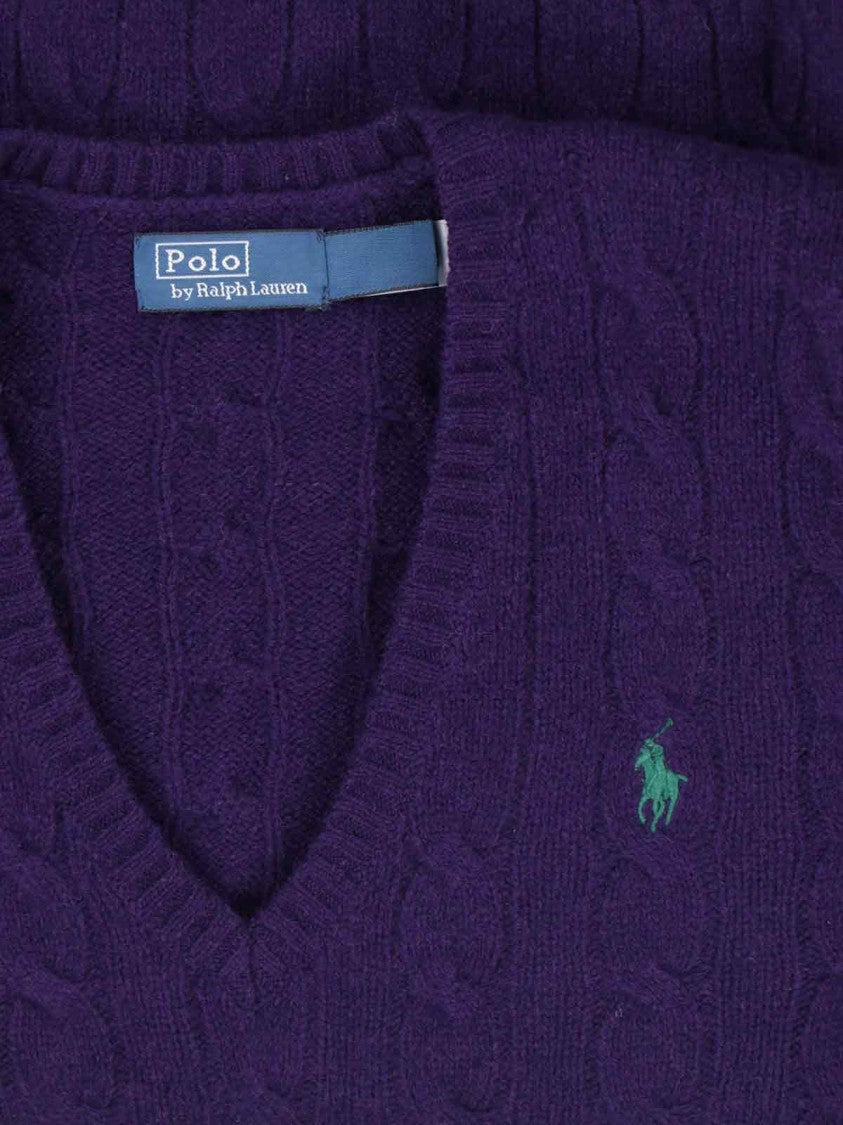 Polo Ralph Lauren Cable-Knit Sweater With Logo Embroidery