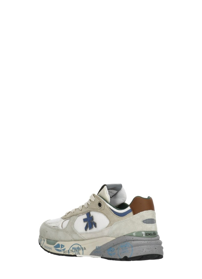 Premiata Beige Mase25 Ivory Inserts Sneakers