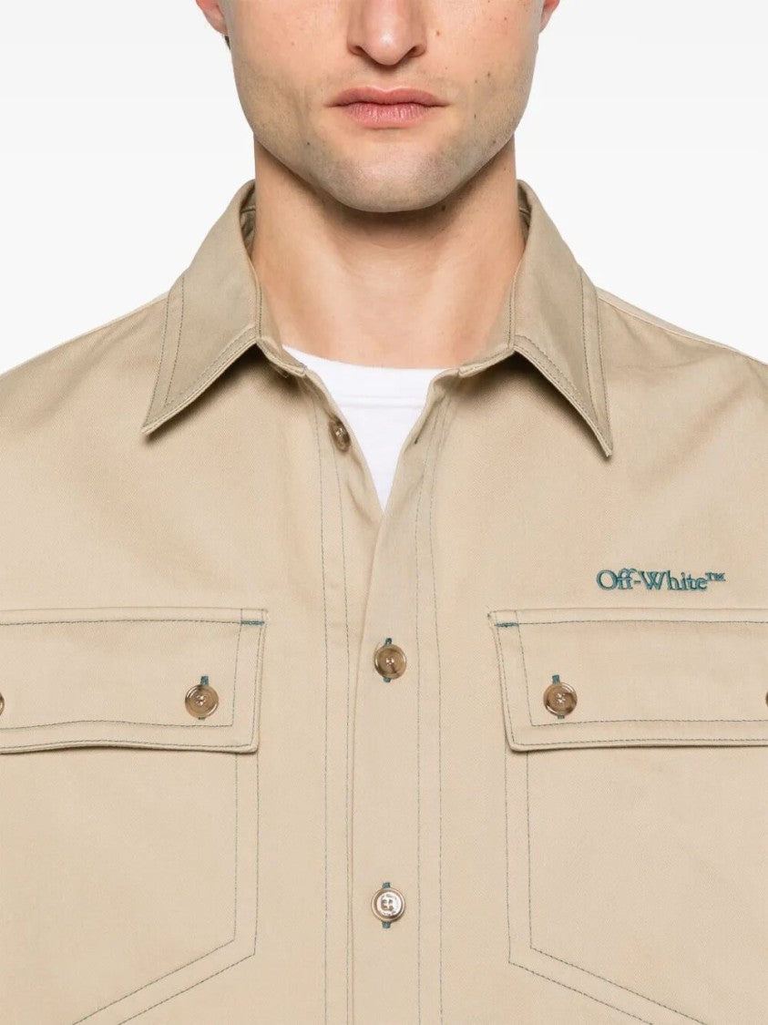 Off-White `Stitch Cotgab` Overshirt