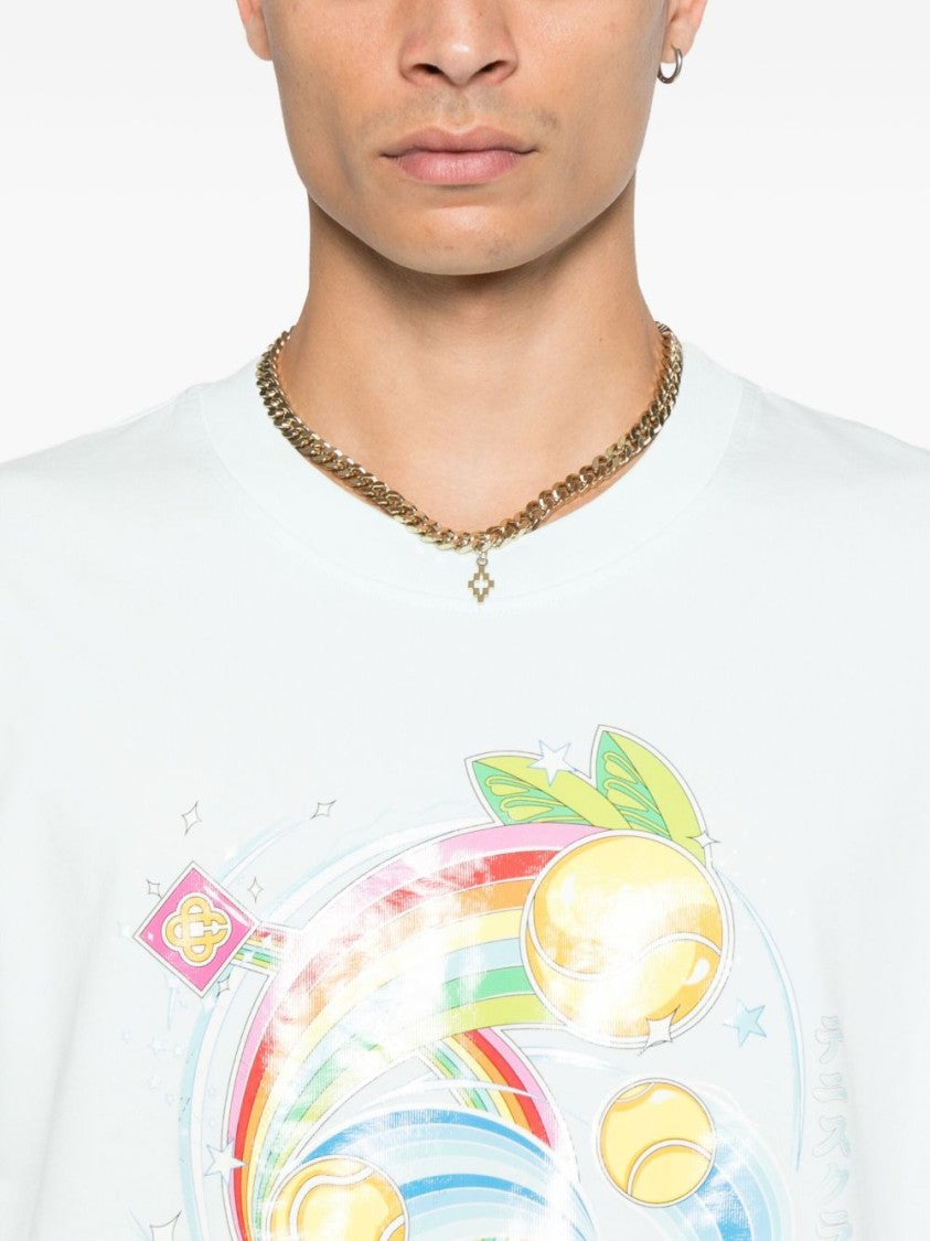 Casablanca Graphic-Print Short-Sleeve T-Shirt