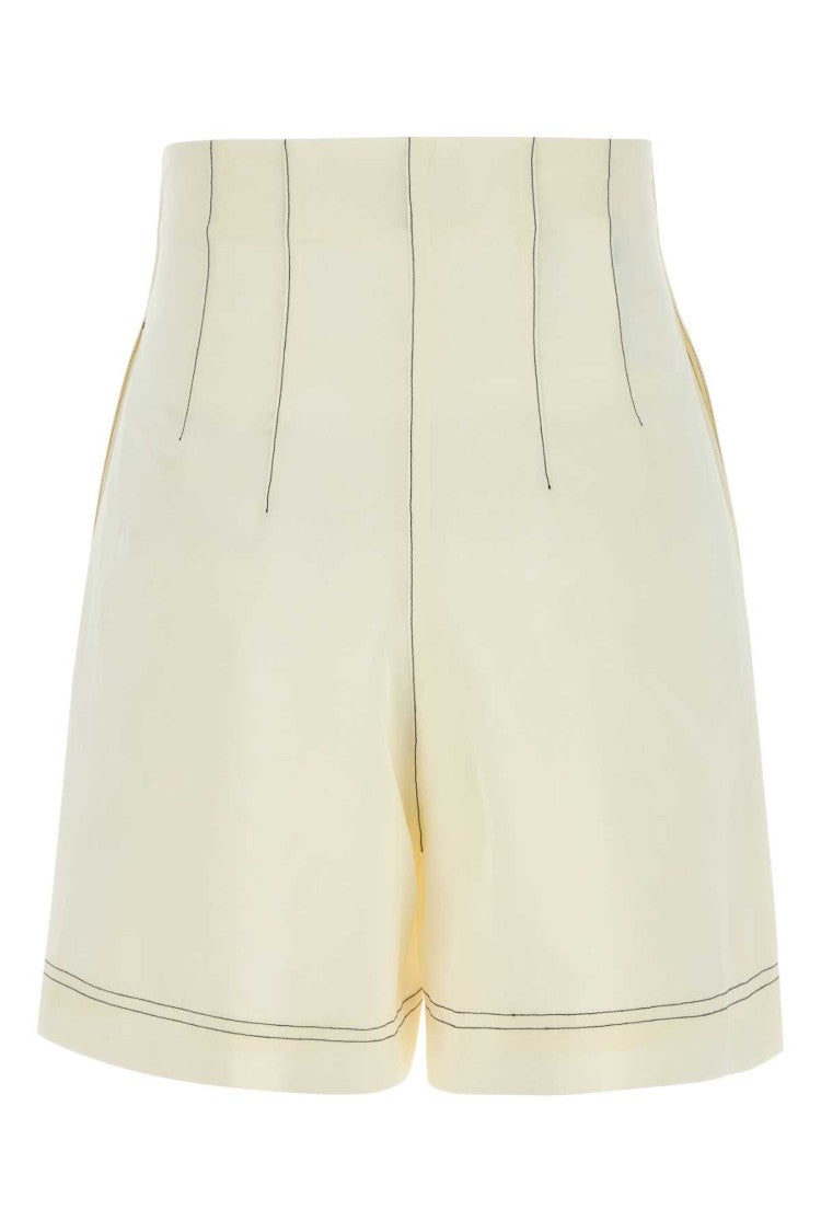 Philosophy Di Lorenzo Serafini Ivory Polyester Blend Shorts