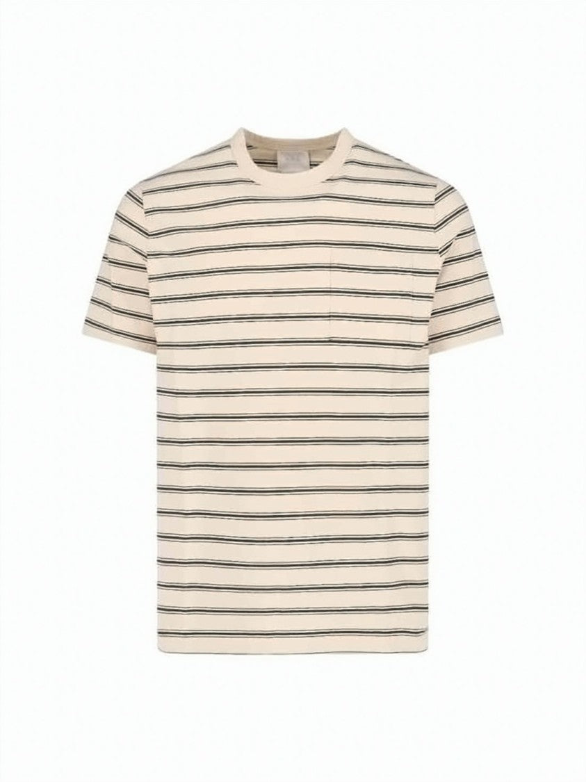 A.P.C. Short-Sleeved T-Shirt With Contrasting Stripes