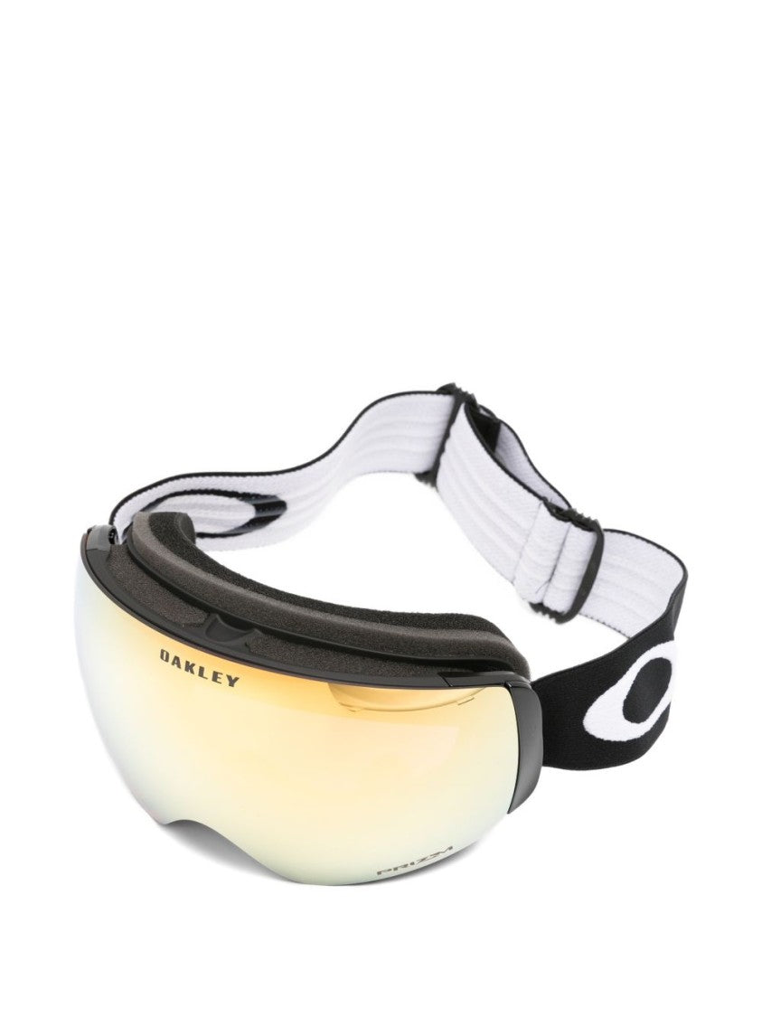 Oakley Curved Golden Mirrored Sunglasses