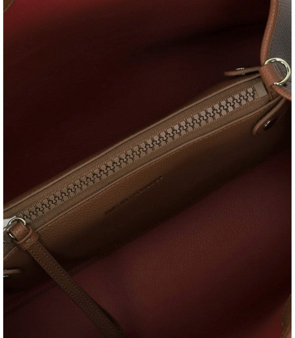 Emporio Armani Myea Tobacco Shopping Bag