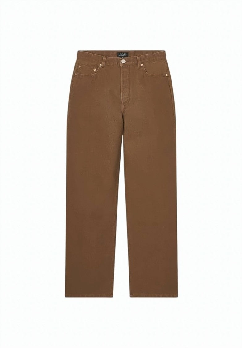 A.P.C. Straight-Leg Pants With Five-Pocket Design And Rivet Details