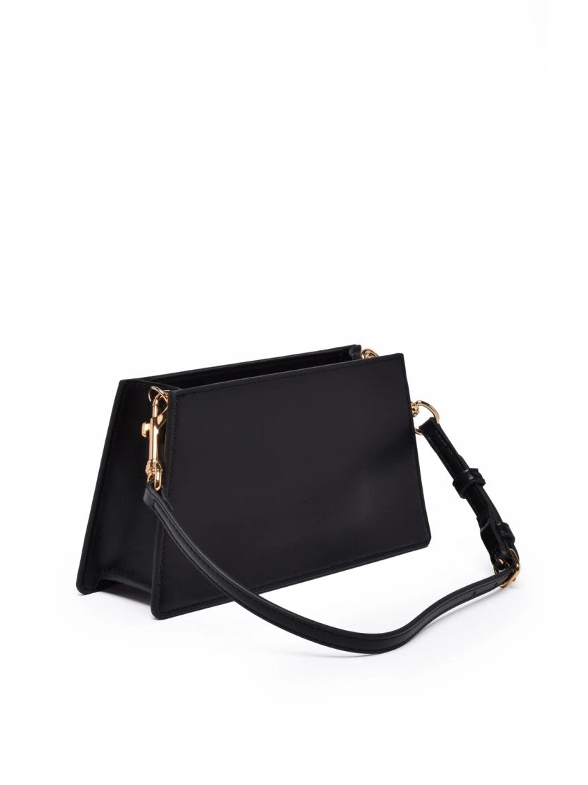 Love Moschino Trapezoidal Small Crossbody Bag With Gold-Tone Hardware
