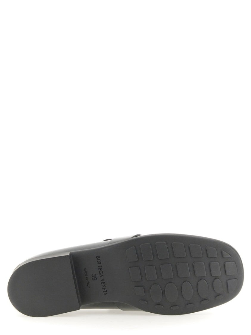 Bottega Veneta Inkwell Moccasin With Rubber Sole And Minimalistic Design