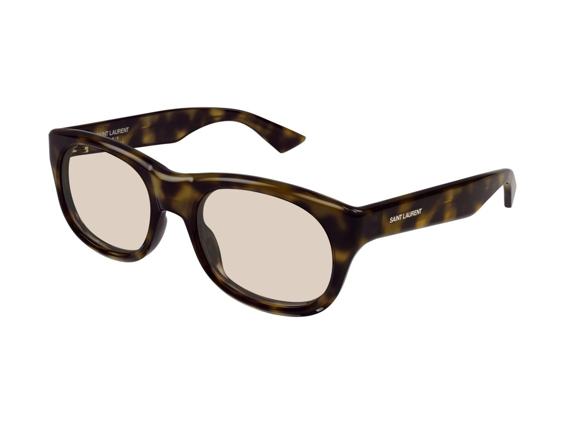 Saint Laurent Tortoiseshell Sl 815 Romy Square Sunglasses